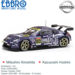 Modelauto 1:43 | Ebbro EBB43602 | Nissan Fairlady 350Z | Daishin 2004 #80 Modelauto 1:43 | Ebbro EBB43602 | Nissan Fairlady 350Z | Daishin 2004 #80