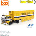 Vrachtwagen 1:43 | IXO-Models TTR029 | Berliet TR350 | Renault Sport 1960 Vrachtwagen 1:43 | IXO-Models TTR029 | Berliet TR350 | Renault Sport 1960