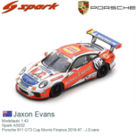 Modelauto 1:43 | Spark AS032 | Porsche 911 GT3 Cup Morris Finance 2018 #7 - J.Evans Modelauto 1:43 | Spark AS032 | Porsche 911 GT3 Cup Morris Finance 2018 #7 - J.Evans