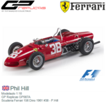 Modelauto 1:18 | GP Replicas GP087A | Scuderia Ferrari 156 Dino 1961 #38 - P.Hill Modelauto 1:18 | GP Replicas GP087A | Scuderia Ferrari 156 Dino 1961 #38 - P.Hill