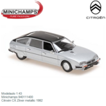 Modelauto 1:43 | Minichamps 940111400 | Citroën CX Zilver metallic 1982 Modelauto 1:43 | Minichamps 940111400 | Citroën CX Zilver metallic 1982
