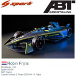 Modelauto 1:43 | Spark S6750 | ABT Cupra | Cupra Formula E Team 2022 #4 - R.Frijns Modelauto 1:43 | Spark S6750 | ABT Cupra | Cupra Formula E Team 2022 #4 - R.Frijns