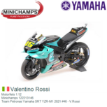 Motorfiets 1:12 | Minichamps 122213146 | Team Petronas Yamaha SRT YZR-M1 2021 #46 - V.Rossi Motorfiets 1:12 | Minichamps 122213146 | Team Petronas Yamaha SRT YZR-M1 2021 #46 - V.Rossi