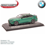 Modelauto 1:43 | Minichamps 410020200 | BMW M3 Groen 2020 Modelauto 1:43 | Minichamps 410020200 | BMW M3 Groen 2020