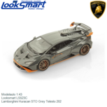 Modelauto 1:43 | Looksmart LS523C | Lamborghini Huracan STO Grey Telesto 202 Modelauto 1:43 | Looksmart LS523C | Lamborghini Huracan STO Grey Telesto 202