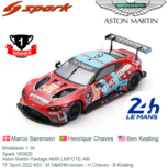 Modelauto 1:18 | Spark 18S820 | Aston Martin Vantage AMR LMPGTE-AM | TF Sport 2022 #33 - M.Sørensen - H.Chaves - B.Keating Modelauto 1:18 | Spark 18S820 | Aston Martin Vantage AMR LMPGTE-AM | TF Sport 2022 #33 - M.Sørensen - H.Chaves - B.Keating