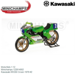 Motorfiets 1:12 | Minichamps 122814002 | Kawasaki KR350 Groen 1979 #2 Motorfiets 1:12 | Minichamps 122814002 | Kawasaki KR350 Groen 1979 #2
