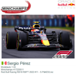 Modelauto 1:43 | Minichamps 417220511 | Red Bull Racing RB18 RBPT 2022 #11 - S.Pérez Modelauto 1:43 | Minichamps 417220511 | Red Bull Racing RB18 RBPT 2022 #11 - S.Pérez