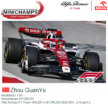 Modelauto 1:43 | Minichamps 417220124 | Alfa Romeo F1 Team ORLEN C42 ORLEN 2022 #24 - Z.GuanYu Modelauto 1:43 | Minichamps 417220124 | Alfa Romeo F1 Team ORLEN C42 ORLEN 2022 #24 - Z.GuanYu