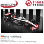 Modelauto 1:43 | Minichamps 417230127 | Haas Formula One Team VF-23 2023 #27 - N.Hülkenberg Modelauto 1:43 | Minichamps 417230127 | Haas Formula One Team VF-23 2023 #27 - N.Hülkenberg