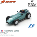 Modelauto 1:43 | Spark S5723 | BRM P25 1958 #14 - J.Behra Modelauto 1:43 | Spark S5723 | BRM P25 1958 #14 - J.Behra