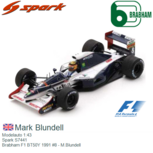 Modelauto 1:43 | Spark S7441 | Brabham F1 BT50Y 1991 #8 - M.Blundell Modelauto 1:43 | Spark S7441 | Brabham F1 BT50Y 1991 #8 - M.Blundell