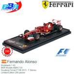 Modelauto 1:43 | BBR Models BBRC131 | Scuderia Ferrari F138 2013 - F.Alonso Modelauto 1:43 | BBR Models BBRC131 | Scuderia Ferrari F138 2013 - F.Alonso