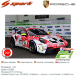 Modelauto 1:43 | Spark SG862 | Porsche 911 GT3 Cup | Frikadelli Racing Team 2022 #128 - K.Abbelen - J.Harrison - H.von Danwitz - A.Güven Modelauto 1:43 | Spark SG862 | Porsche 911 GT3 Cup | Frikadelli Racing Team 2022 #128 - K.Abbelen - J.Harrison - H.von Danwitz - A.Güven