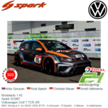 Modelauto 1:43 | Spark SG867 | Volkswagen Golf 7 TCR-SR | MSC Sinzig e.V. im ADAC 2022 #115 - A.Goroyan - R.Speich - C.Meuer - A.Hallmanns Modelauto 1:43 | Spark SG867 | Volkswagen Golf 7 TCR-SR | MSC Sinzig e.V. im ADAC 2022 #115 - A.Goroyan - R.Speich - C.Meuer - A.Hallmanns