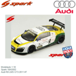 Modelauto 1:18 | Spark 18AS002 | Audi R8 LMS GT3 2011 #7 Modelauto 1:18 | Spark 18AS002 | Audi R8 LMS GT3 2011 #7