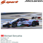 Modelauto 1:43 | Spark S6335 | McLaren 720S GT3 | Marocco 2022 #10 - M.Benyahia Modelauto 1:43 | Spark S6335 | McLaren 720S GT3 | Marocco 2022 #10 - M.Benyahia