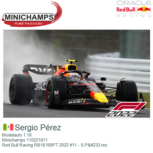 Modelauto 1:18 | Minichamps 110221811 | Red Bull Racing RB18 RBPT 2022 #11 - S.Pérez Modelauto 1:18 | Minichamps 110221811 | Red Bull Racing RB18 RBPT 2022 #11 - S.Pérez