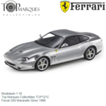 Modelauto 1:18 | Top Marques Collectibles TOP121C | Ferrari 550 Maranello Silver 1996 Modelauto 1:18 | Top Marques Collectibles TOP121C | Ferrari 550 Maranello Silver 1996
