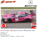 Modelauto 1:43 | Spark SB531 | Mercedes AMG GT3 | Getspeed 2022 #3 - J.Kingley - V.Eriksen - S.Baud Modelauto 1:43 | Spark SB531 | Mercedes AMG GT3 | Getspeed 2022 #3 - J.Kingley - V.Eriksen - S.Baud