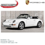 Modelauto 1:18 | Minichamps 155061131 | Porsche 911 993 Cabrio 1194 Modelauto 1:18 | Minichamps 155061131 | Porsche 911 993 Cabrio 1194