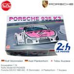 Bouwpakket 1:24 | NuNu Model Kit PN24029 | Porsche 935 K3 1980 #42 - R.Stommelen - A.Plankenhorn - T.Ikuzawa Bouwpakket 1:24 | NuNu Model Kit PN24029 | Porsche 935 K3 1980 #42 - R.Stommelen - A.Plankenhorn - T.Ikuzawa
