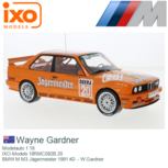 Modelauto 1:18 | IXO-Models 18RMC082B.20 | BMW M M3 Jägermeister 1991 #2- - W.Gardner Modelauto 1:18 | IXO-Models 18RMC082B.20 | BMW M M3 Jägermeister 1991 #2- - W.Gardner