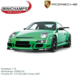 Modelauto 1:18 | Minichamps 155062124 | Porsche 911 GT3 RS (997) Green 2007 Modelauto 1:18 | Minichamps 155062124 | Porsche 911 GT3 RS (997) Green 2007