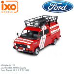 Modelauto 1:18 | IXO-Models 18RMC072XE | Ford Transit Mk.II R.E.D 1985 Modelauto 1:18 | IXO-Models 18RMC072XE | Ford Transit Mk.II R.E.D 1985