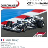 Modelauto 1:18 | Minichamps 117220110 | Alpha Tauri AT03 | Scuderia AlphaTauri 2022 #10 - P.Gasly Modelauto 1:18 | Minichamps 117220110 | Alpha Tauri AT03 | Scuderia AlphaTauri 2022 #10 - P.Gasly