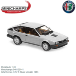Modelauto 1:43 | Minichamps 940120141 | Alfa Romeo GTV 6 Zilver Metallic 1983 Modelauto 1:43 | Minichamps 940120141 | Alfa Romeo GTV 6 Zilver Metallic 1983