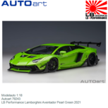 Modelauto 1:18 | Autoart 79243 | LB Performance Lamborghini Aventador Pearl Green 2021 Modelauto 1:18 | Autoart 79243 | LB Performance Lamborghini Aventador Pearl Green 2021