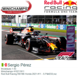 Modelauto 1:43 | Minichamps 410211911 | Red Bull Racing RB16B Honda 2021 #11 - S.Pérez Modelauto 1:43 | Minichamps 410211911 | Red Bull Racing RB16B Honda 2021 #11 - S.Pérez