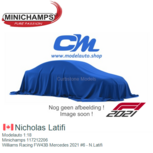 Modelauto 1:18 | Minichamps 117212206 | Williams Racing FW43B Mercedes 2021 #6 - N.Latifi Modelauto 1:18 | Minichamps 117212206 | Williams Racing FW43B Mercedes 2021 #6 - N.Latifi