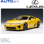 Modelauto 1:18 | Autoart 78854 | Lexus LFA Yellow Modelauto 1:18 | Autoart 78854 | Lexus LFA Yellow