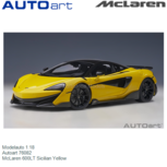 Modelauto 1:18 | Autoart 76082 | McLaren 600LT Sicilian Yellow Modelauto 1:18 | Autoart 76082 | McLaren 600LT Sicilian Yellow