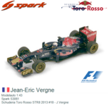 Modelauto 1:43 | Spark S3061 | Schuderia Toro Rosso STR8 2013 #18 - J.Vergne Modelauto 1:43 | Spark S3061 | Schuderia Toro Rosso STR8 2013 #18 - J.Vergne