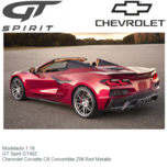 Modelauto 1:18 | GT Spirit GT402 | Chevrolet Corvette C8 Convertible Z06 Red Metallic Modelauto 1:18 | GT Spirit GT402 | Chevrolet Corvette C8 Convertible Z06 Red Metallic