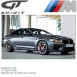 Modelauto 1:18 | GT Spirit GT893 | BMW M M5 CS (F90) Grey / Bronze Modelauto 1:18 | GT Spirit GT893 | BMW M M5 CS (F90) Grey / Bronze