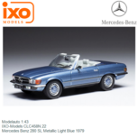 Modelauto 1:43 | IXO-Models CLC458N.22 | Mercedes Benz 280 SL Metallic Light Blue 1979 Modelauto 1:43 | IXO-Models CLC458N.22 | Mercedes Benz 280 SL Metallic Light Blue 1979