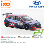 Modelauto 1:43 | IXO-Models GTM160 | Hyundai Motorsport N i30 N TCR 2021 #831 Modelauto 1:43 | IXO-Models GTM160 | Hyundai Motorsport N i30 N TCR 2021 #831