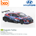 Modelauto 1:43 | IXO-Models GTM161ALQ | Hyundai Motorsport N Veloster N ETCR 2021 #8 - A.Farfus Modelauto 1:43 | IXO-Models GTM161ALQ | Hyundai Motorsport N Veloster N ETCR 2021 #8 - A.Farfus