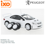 Modelauto 1:43 | IXO-Models MDCS030 | Peugeot 307 WRC White Modelauto 1:43 | IXO-Models MDCS030 | Peugeot 307 WRC White