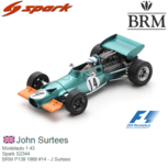 Modelauto 1:43 | Spark S2344 | BRM P139 1969 #14 - J.Surtees Modelauto 1:43 | Spark S2344 | BRM P139 1969 #14 - J.Surtees