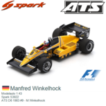 Modelauto 1:43 | Spark S3922 | ATS D6 1983 #9 - M.Winkelhock Modelauto 1:43 | Spark S3922 | ATS D6 1983 #9 - M.Winkelhock