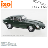 Modelauto 1:43 | IXO-Models CLC485N.22 | Jaguar E-Type Green 1963 Modelauto 1:43 | IXO-Models CLC485N.22 | Jaguar E-Type Green 1963