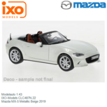 Modelauto 1:43 | IXO-Models CLC487N.22 | Mazda MX-5 Metallic Beige 2019 Modelauto 1:43 | IXO-Models CLC487N.22 | Mazda MX-5 Metallic Beige 2019
