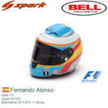 Helm 1:5 | Spark 5HF001 | Bell Helmet 2015 #14 - F.Alonso Helm 1:5 | Spark 5HF001 | Bell Helmet 2015 #14 - F.Alonso