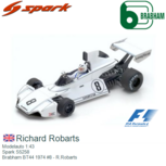 Modelauto 1:43 | Spark S5258 | Brabham BT44 1974 #8 - R.Robarts Modelauto 1:43 | Spark S5258 | Brabham BT44 1974 #8 - R.Robarts