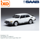 Modelauto 1:43 | IXO-Models CLC460N.22 | Saab 99 Turbo Combi Coupé White 1977 Modelauto 1:43 | IXO-Models CLC460N.22 | Saab 99 Turbo Combi Coupé White 1977